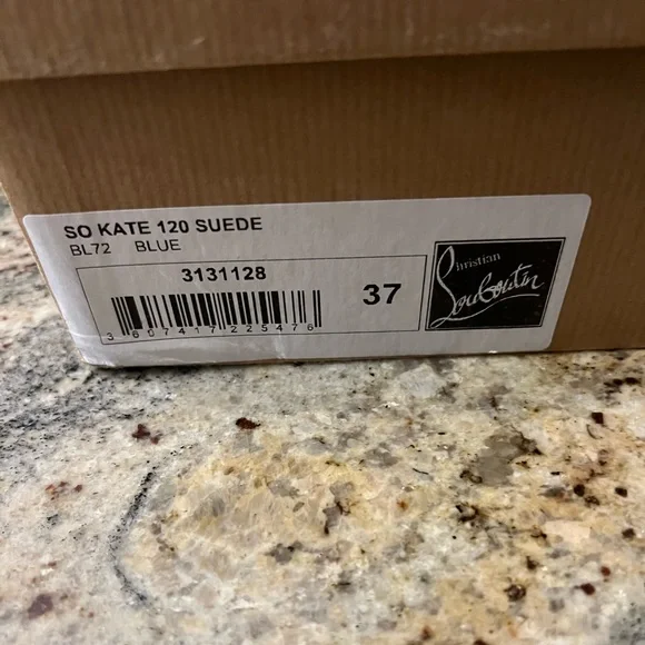 CHRISTIAN LOUBOUTIN SO KATE BLUE HEELS - Picture 7 of 7